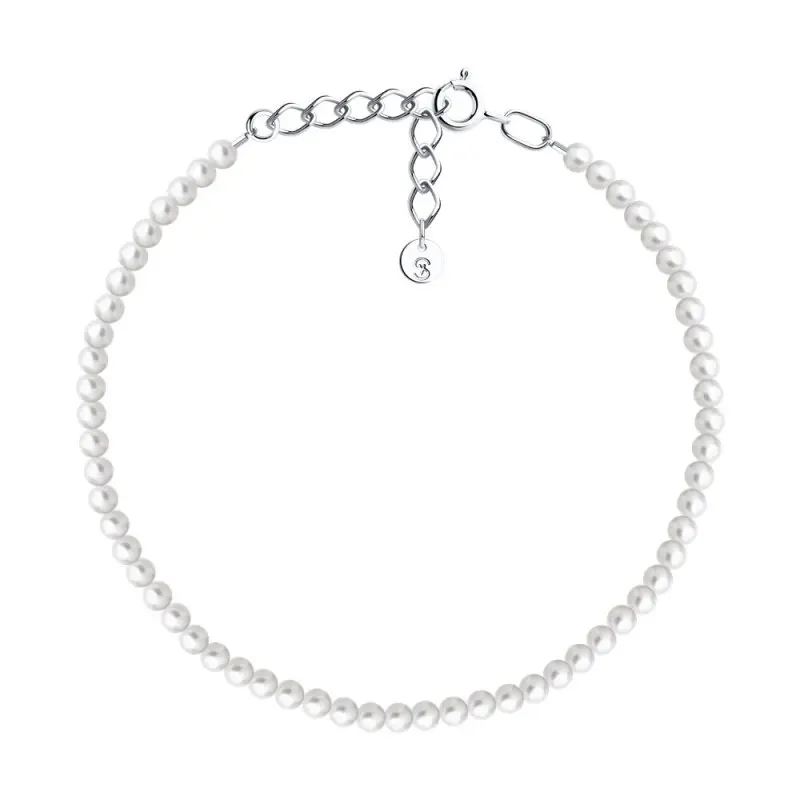 Браслет декоративный из серебра