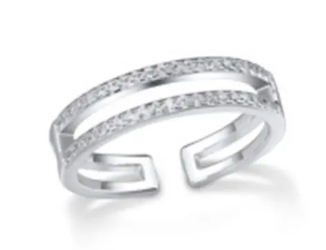 Кольцо сборное фаланговое из серебра