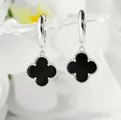 Серьги подвесные из серебра