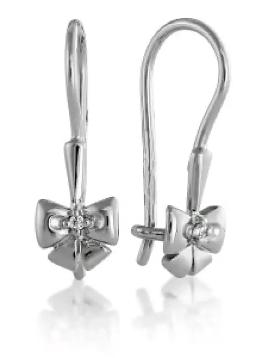 Серьги детские из серебра