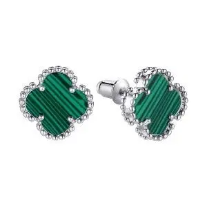 Серьги пуссеты из серебра