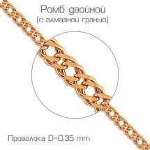 Цепь из красного золота
