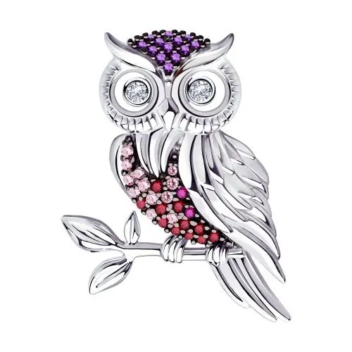 Брошь из серебра