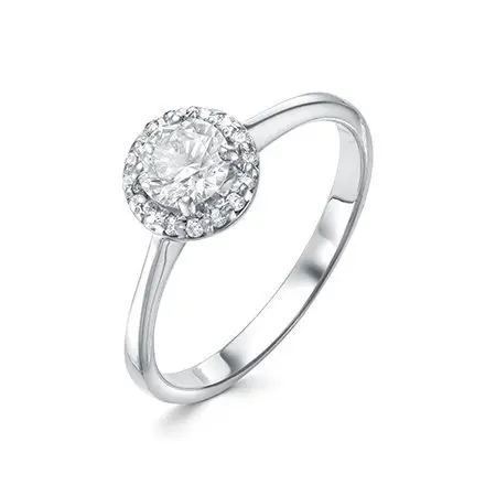 Кольцо декоративное из серебра