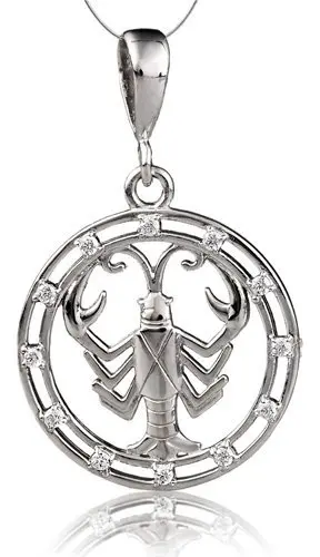 Подвеска знак зодиака из серебра