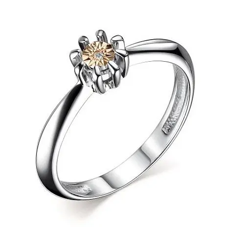 Кольцо декоративное из серебра