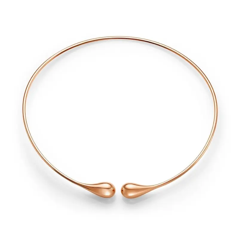 Цепь колье из красного золота