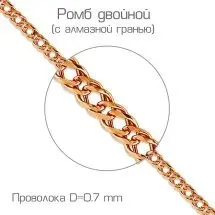 Цепь из красного золота