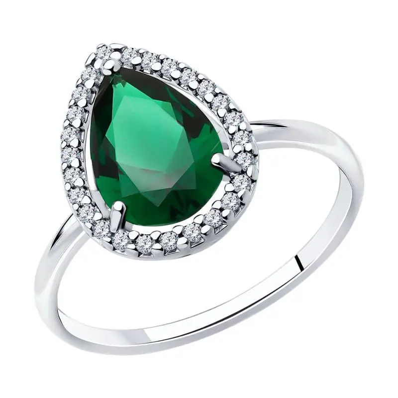 Кольцо декоративное из серебра