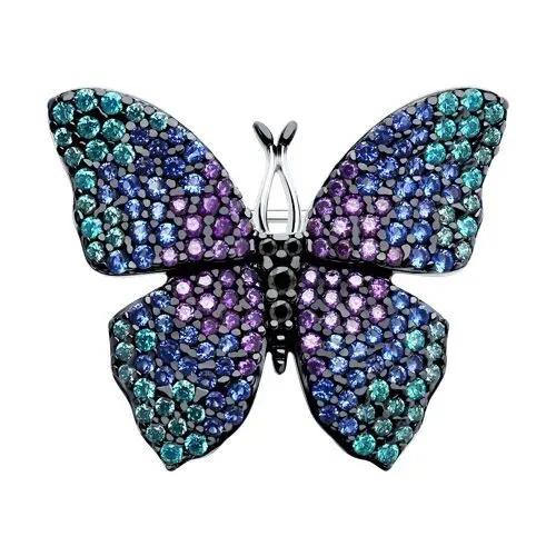 Брошь из серебра