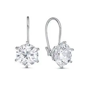 Серьги петельки из серебра