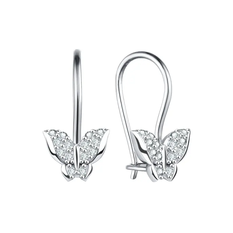 Серьги детские из серебра