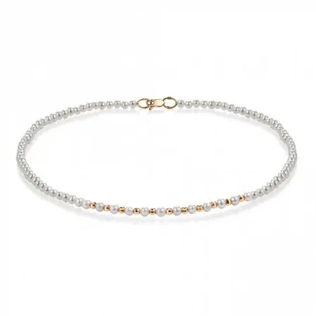 Бусы из красного золота