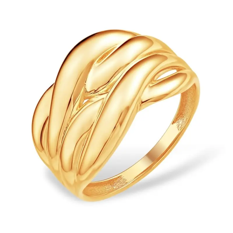 Кольцо декоративное из красного золота