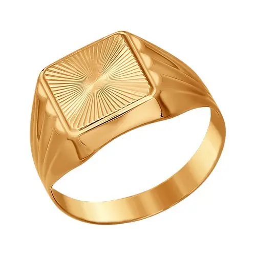 Печатка из красного золота