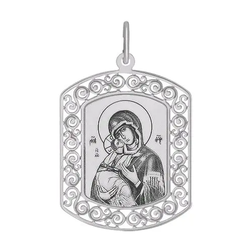 Подвеска икона из серебра