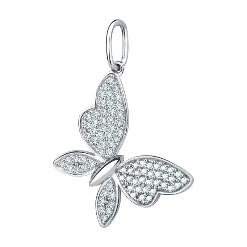 Подвеска декоративная из серебра