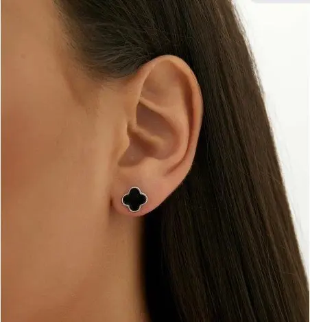 Серьги пуссеты из серебра