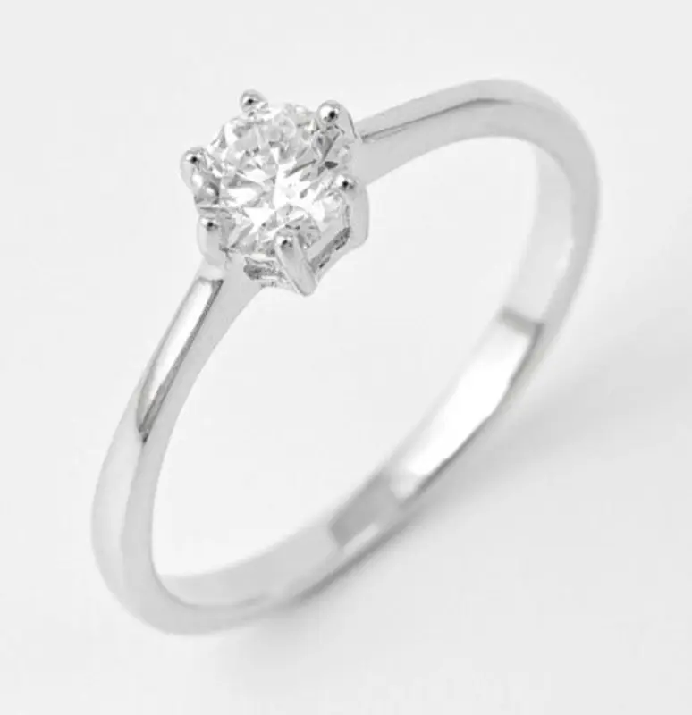 Кольцо декоративное из серебра