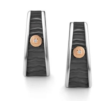 Серьги с английским замком из серебра