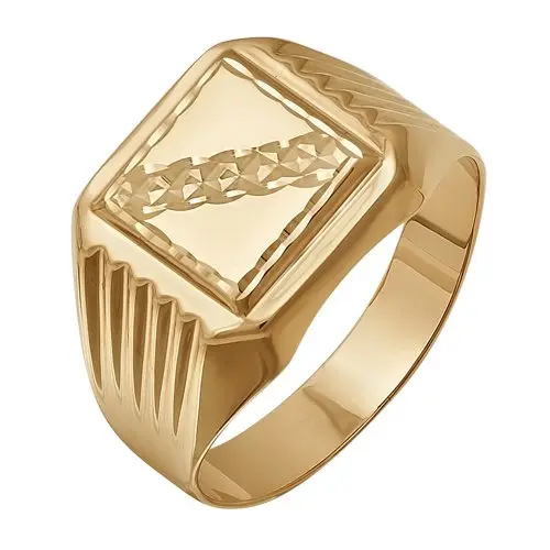 Печатка из красного золота