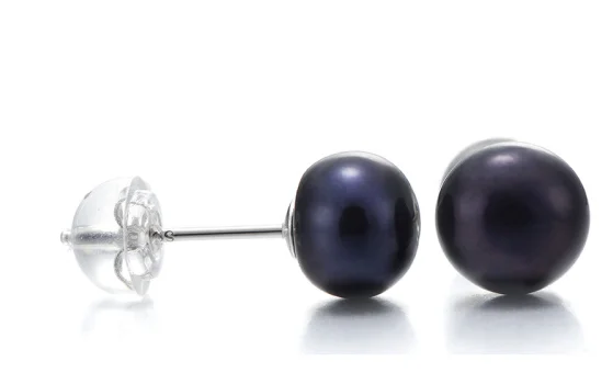 Серьги пуссеты из серебра