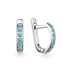 Серьги детские из серебра