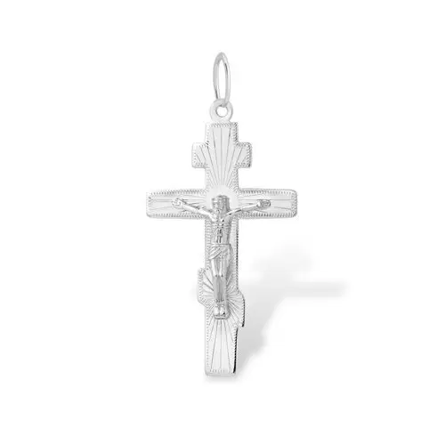Подвеска крест из серебра