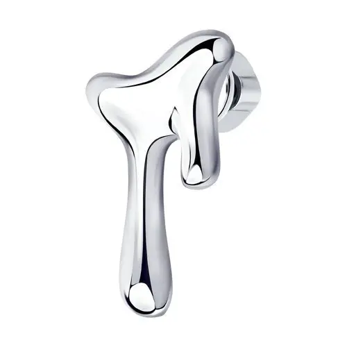 Серьги одиночные из серебра