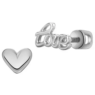 Серьги пуссеты из серебра