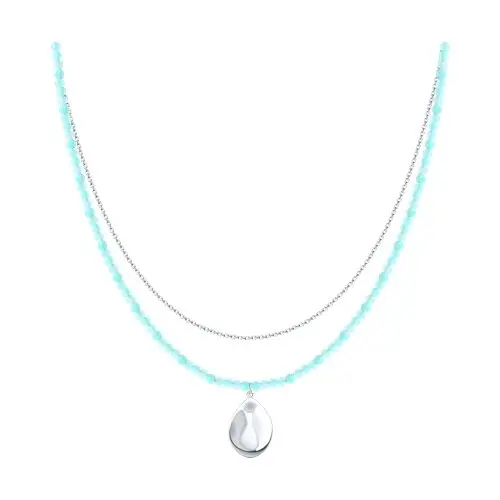 Бусы из серебра