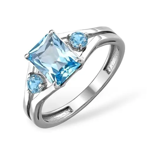 Кольцо декоративное из серебра