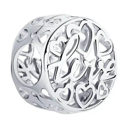 Подвеска шарм из серебра