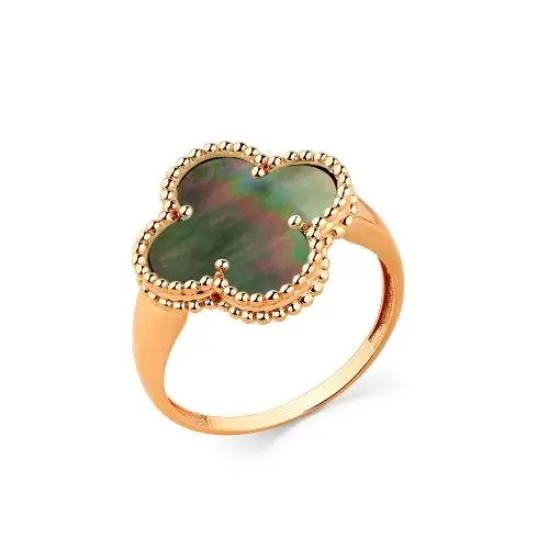 Кольцо декоративное из красного золота