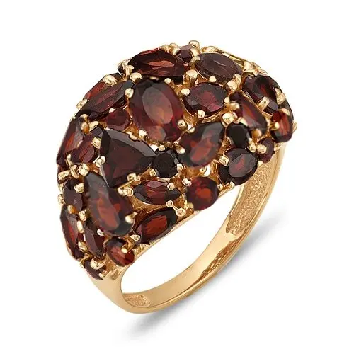 Кольцо декоративное из красного золота