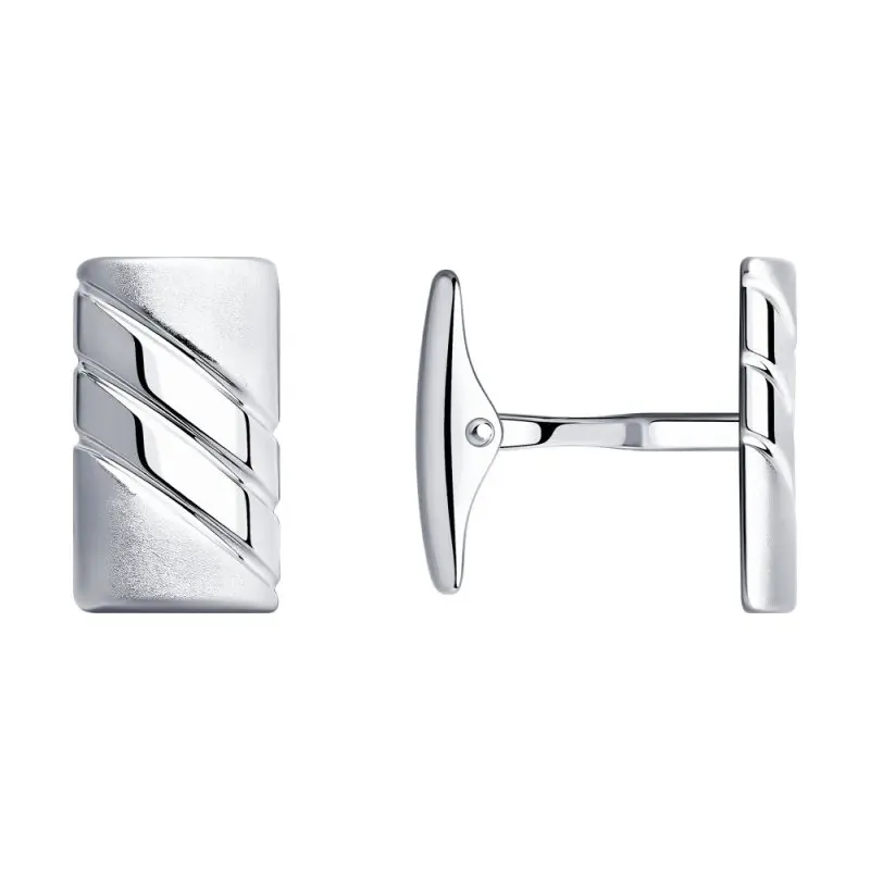 Запонки из серебра