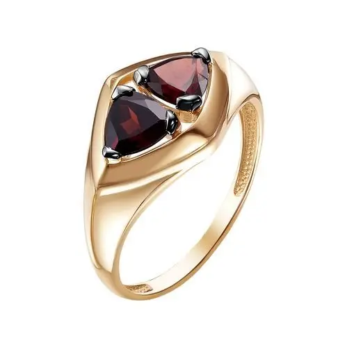 Кольцо декоративное из красного золота