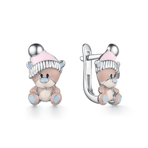 Серьги детские из серебра