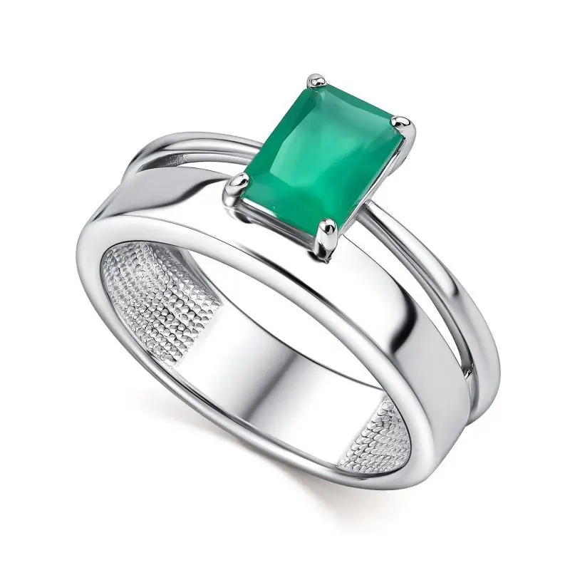 Кольцо декоративное из серебра