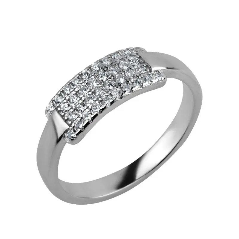 Кольцо декоративное из серебра