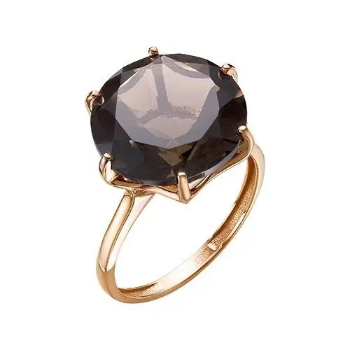 Кольцо декоративное из красного золота вид 1