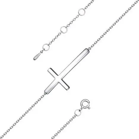 Браслет декоративный из серебра вид 1