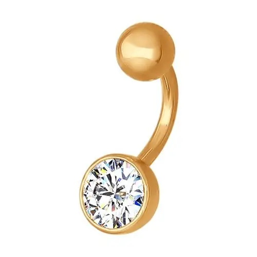 Пирсинг из красного золота