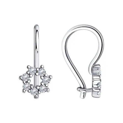 Серьги детские из серебра