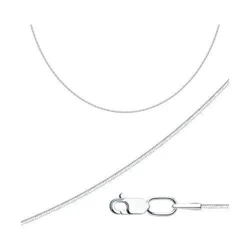 Цепь из серебра без вставок