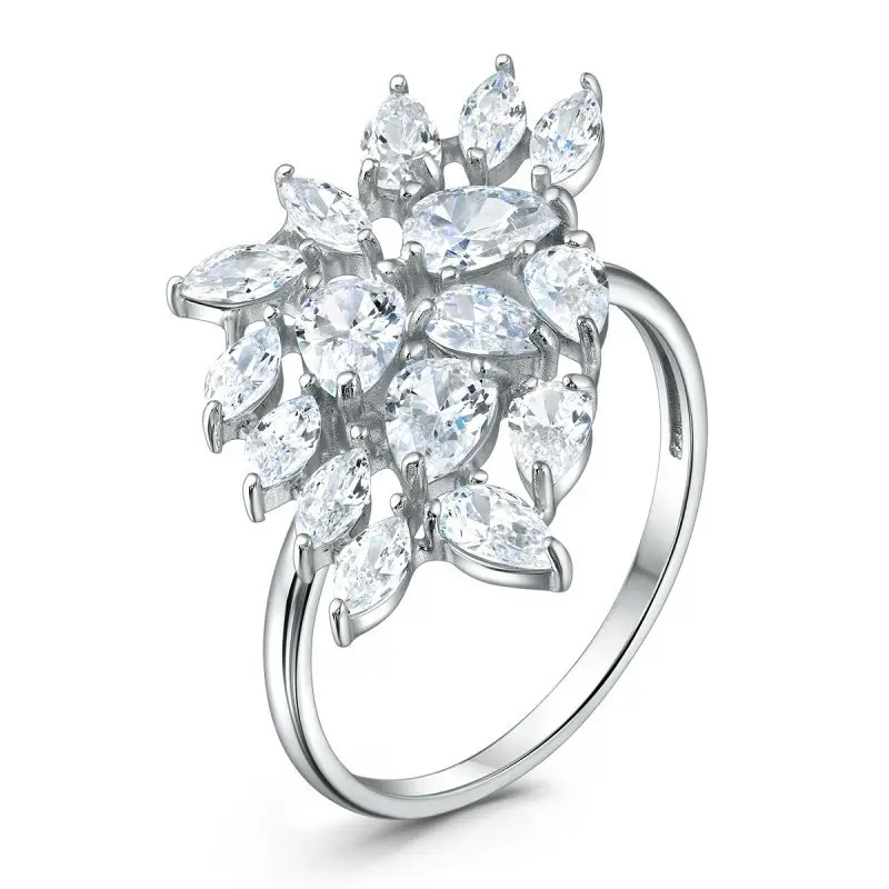 Кольцо декоративное из серебра