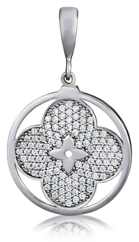 Подвеска декоративная из серебра