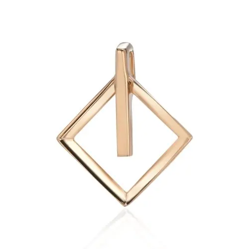 Подвеска бегунок из красного золота