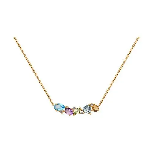 Цепь колье из красного золота