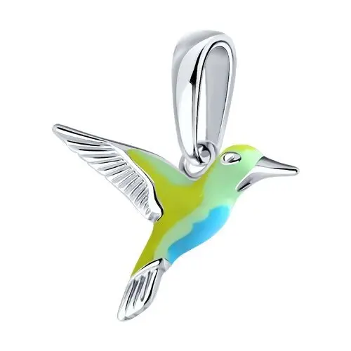 Подвеска декоративная из серебра